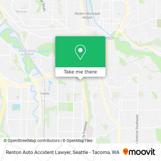 Mapa de Renton Auto Accident Lawyer