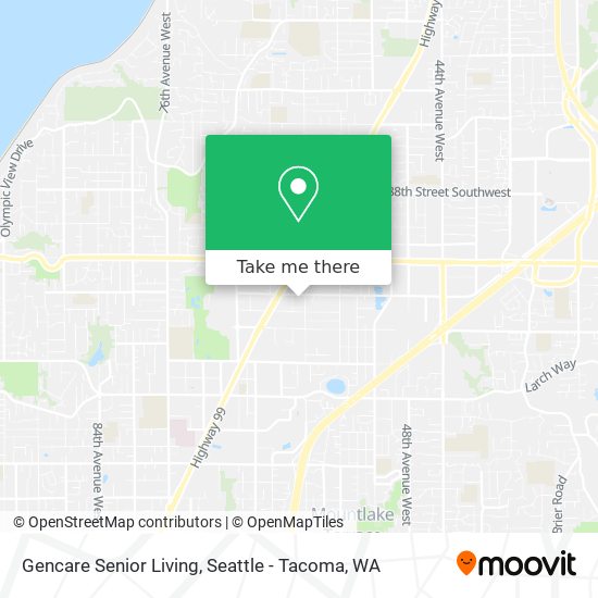 Gencare Senior Living map