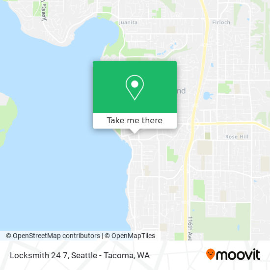 Locksmith 24 7 map