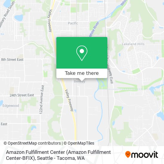 Amazon Fulfillment Center map