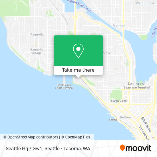 Mapa de Seattle Hq / Gw1