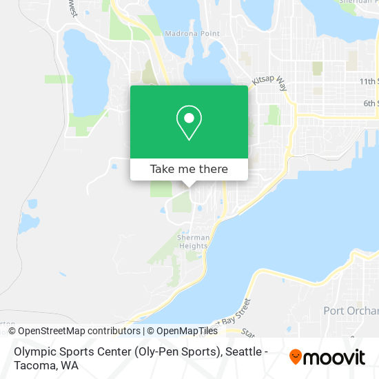Mapa de Olympic Sports Center (Oly-Pen Sports)
