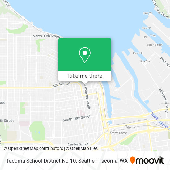 Mapa de Tacoma School District No 10