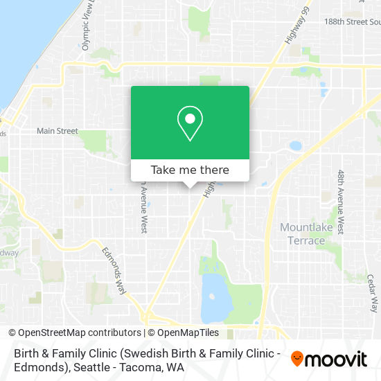 Mapa de Birth & Family Clinic (Swedish Birth & Family Clinic - Edmonds)