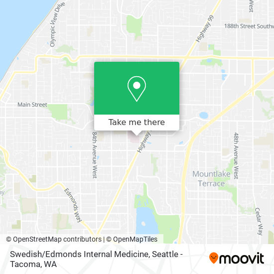 Swedish / Edmonds Internal Medicine map