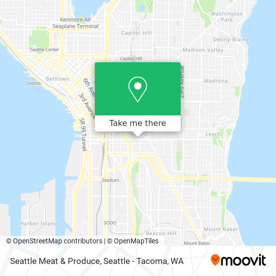 Seattle Meat & Produce map