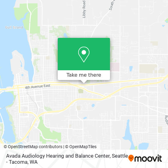 Mapa de Avada Audiology Hearing and Balance Center