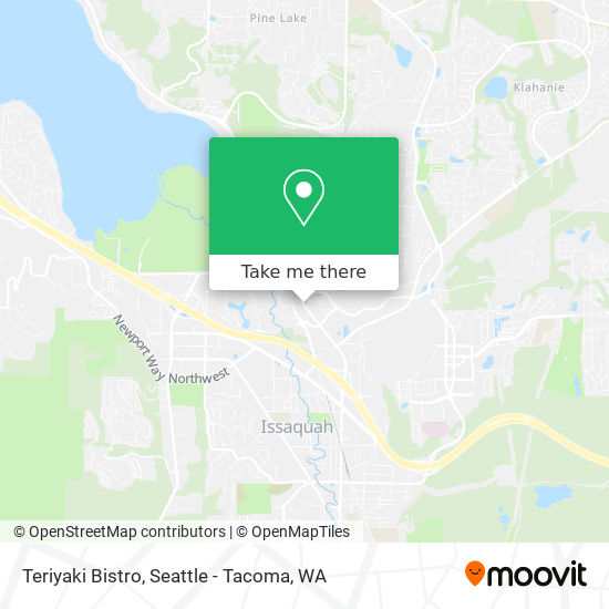 Mapa de Teriyaki Bistro