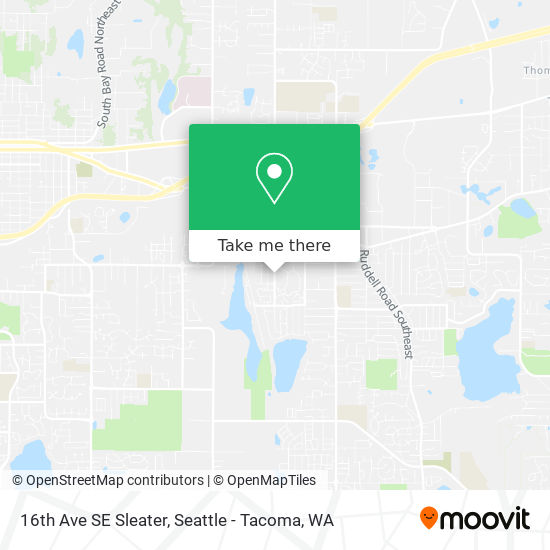 16th Ave SE Sleater map