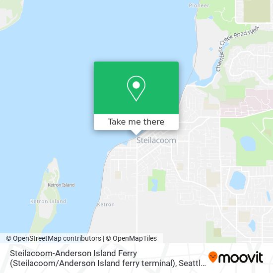 Mapa de Steilacoom-Anderson Island Ferry (Steilacoom / Anderson Island ferry terminal)