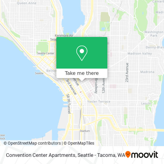 Convention Center Apartments map