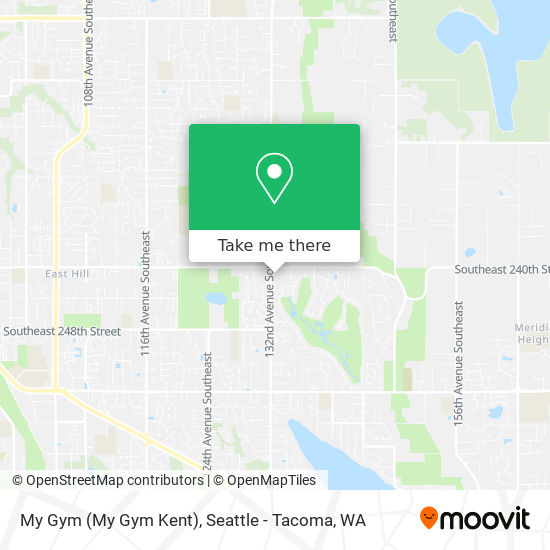 My Gym (My Gym Kent) map