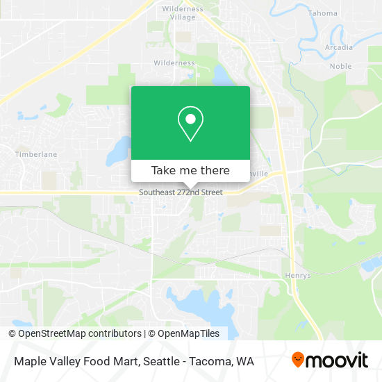 Maple Valley Food Mart map