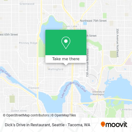 Dick's Drive in Restaurant map