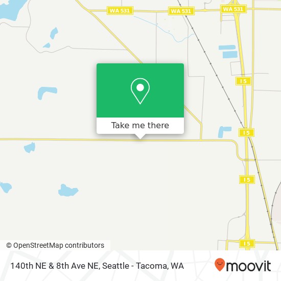 Mapa de 140th NE & 8th Ave NE, Marysville, WA 98271