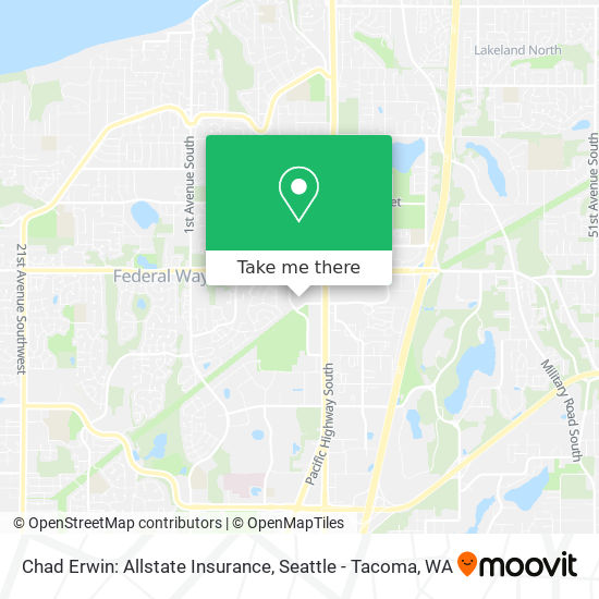 Chad Erwin: Allstate Insurance map