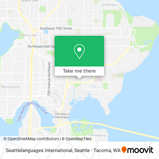 Mapa de Seattlelanguages International