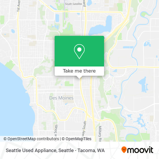 Seattle Used Appliance map