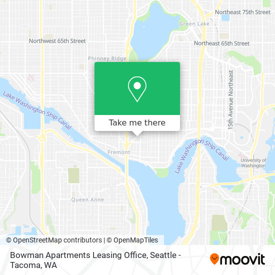 Mapa de Bowman Apartments Leasing Office