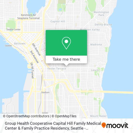 Group Health Cooperative Capital Hill Family Medical Center & Family Practice Residency map