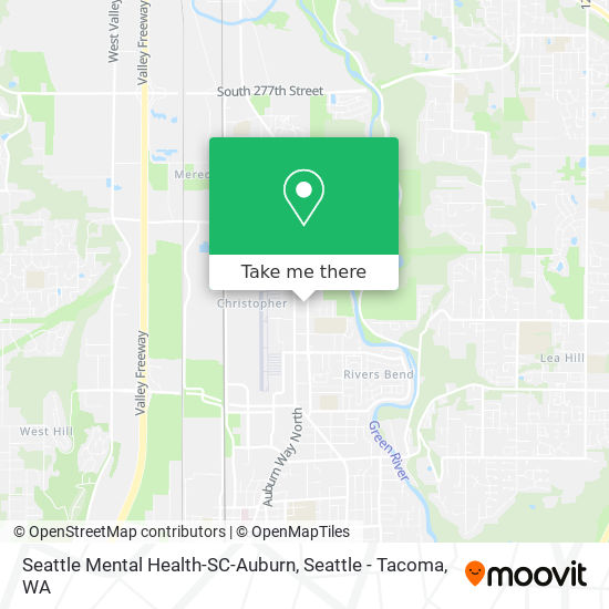 Seattle Mental Health-SC-Auburn map