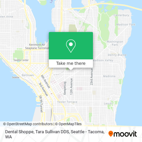 Dental Shoppe, Tara Sullivan DDS map