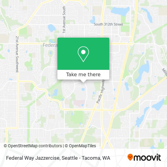 Mapa de Federal Way Jazzercise