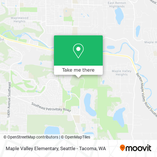 Maple Valley Elementary map