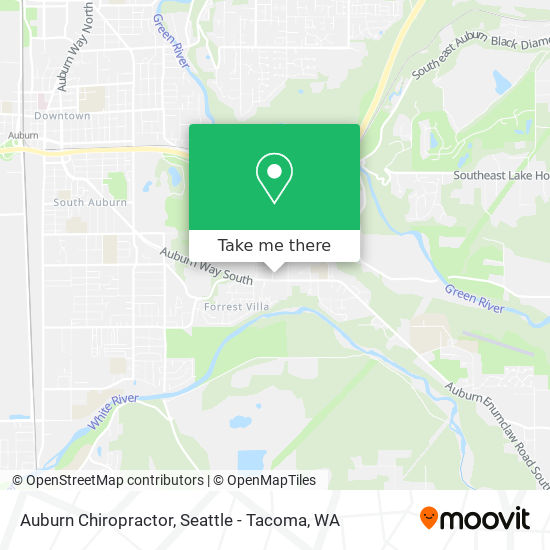 Auburn Chiropractor map