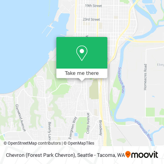 Mapa de Chevron (Forest Park Chevron)