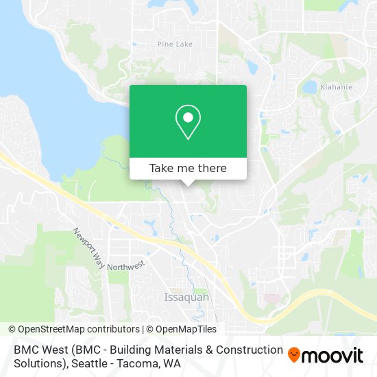 Mapa de BMC West (BMC - Building Materials & Construction Solutions)