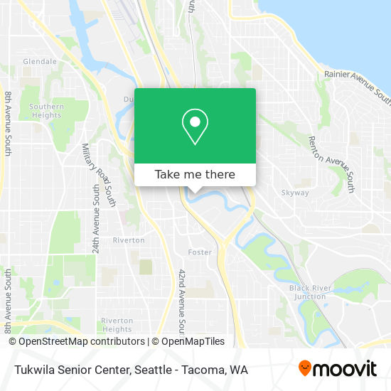 Mapa de Tukwila Senior Center