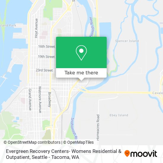 Evergreen Recovery Centers- Womens Residential & Outpatient map