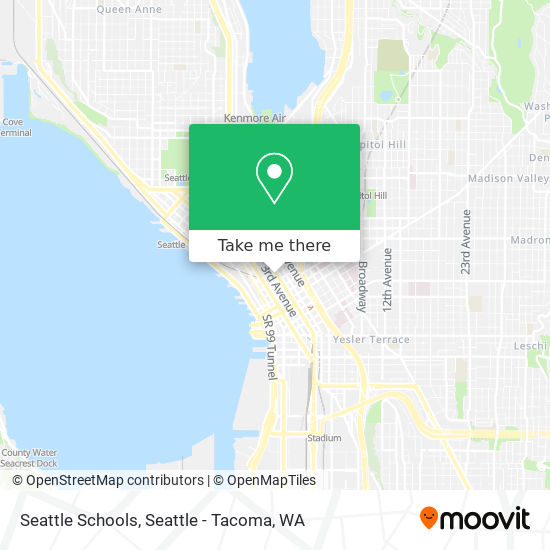 Mapa de Seattle Schools