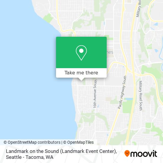 Landmark on the Sound (Landmark Event Center) map