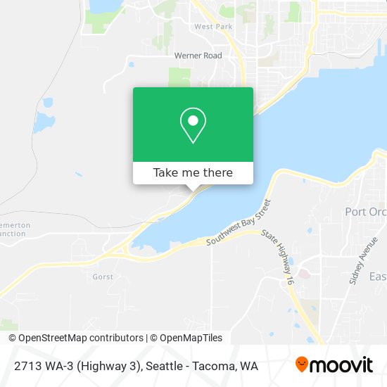 2713 WA-3 (Highway 3) map