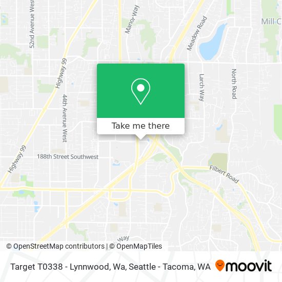 Target T0338 - Lynnwood, Wa map