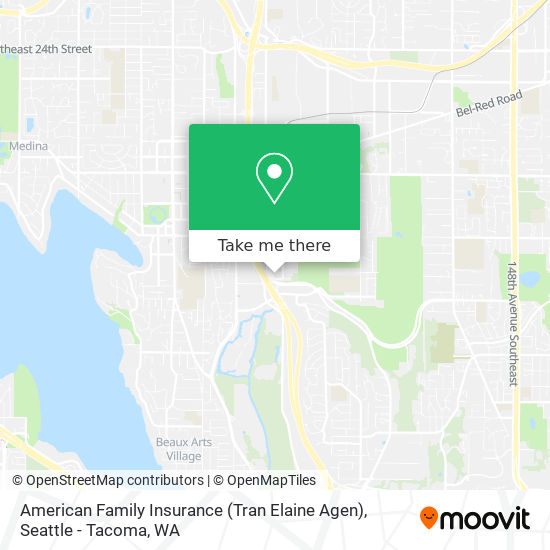 Mapa de American Family Insurance (Tran Elaine Agen)