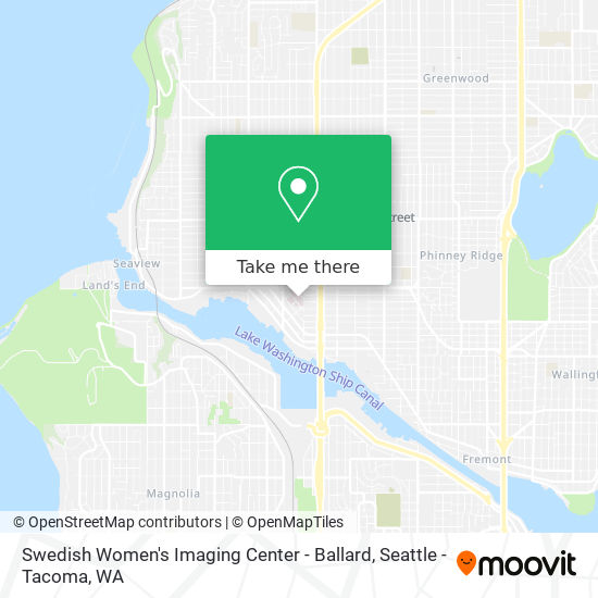 Mapa de Swedish Women's Imaging Center - Ballard