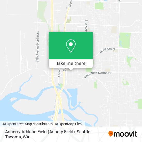 Mapa de Asberry Athletic Field (Asbery Field)