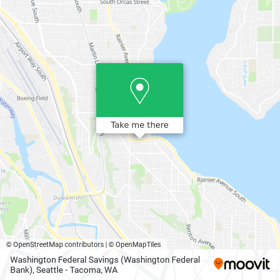 Washington Federal Savings (Washington Federal Bank) map