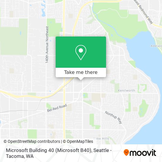 Microsoft Building 40 (Microsoft B40) map