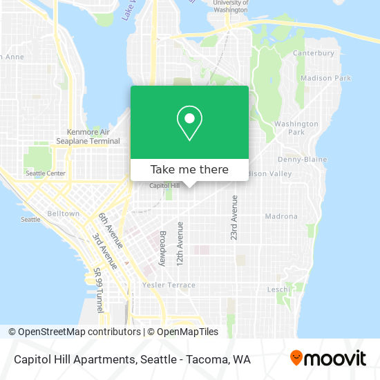 Mapa de Capitol Hill Apartments