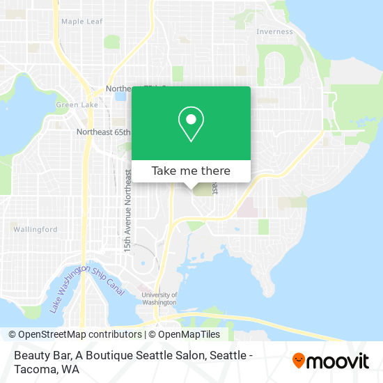 Mapa de Beauty Bar, A Boutique Seattle Salon