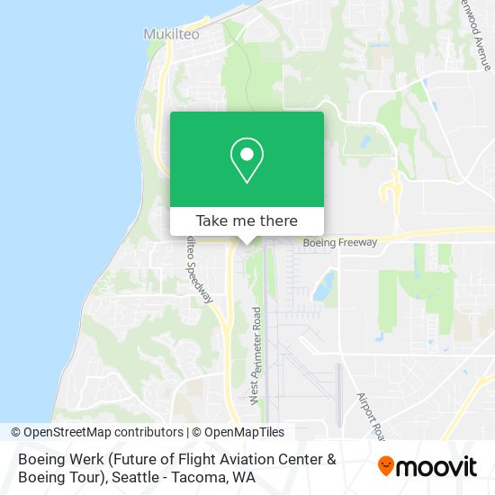 Boeing Werk (Future of Flight Aviation Center & Boeing Tour) map