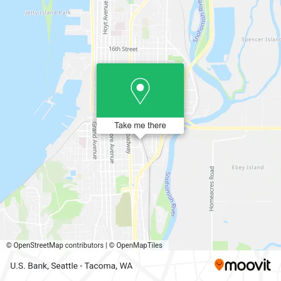 Mapa de U.S. Bank