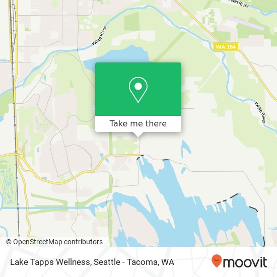 Mapa de Lake Tapps Wellness, 324 182nd Ave E