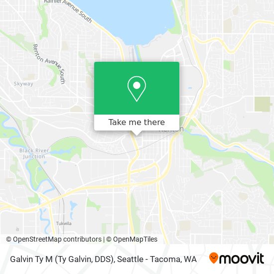 Galvin Ty M (Ty Galvin, DDS) map