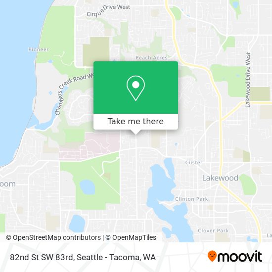 Mapa de 82nd St SW 83rd