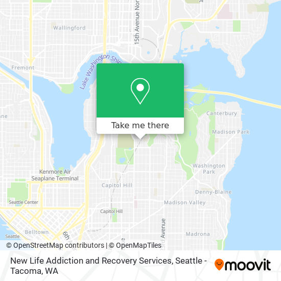 New Life Addiction and Recovery Services map